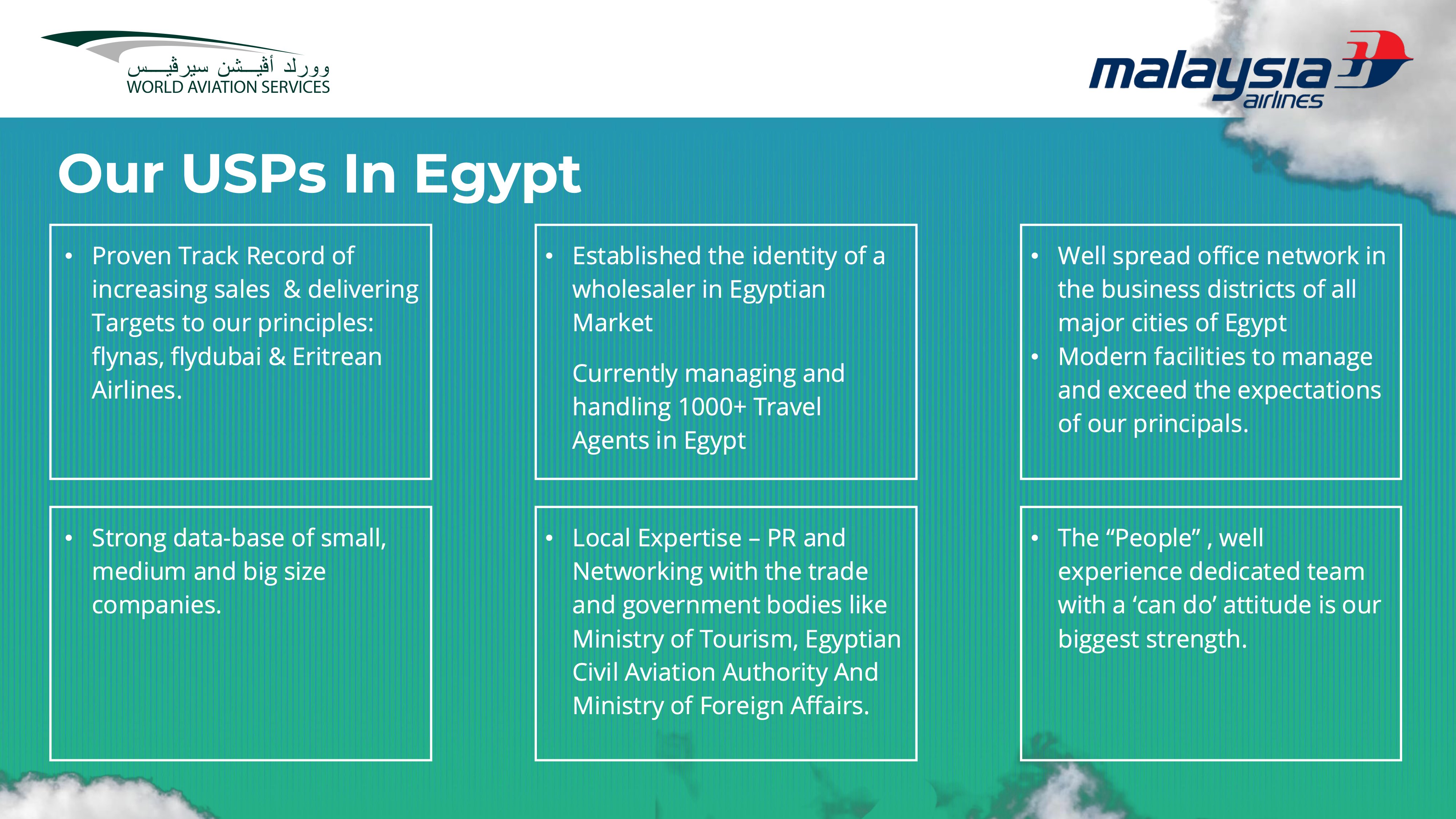 Malaysian Airlines Presentation Page 7