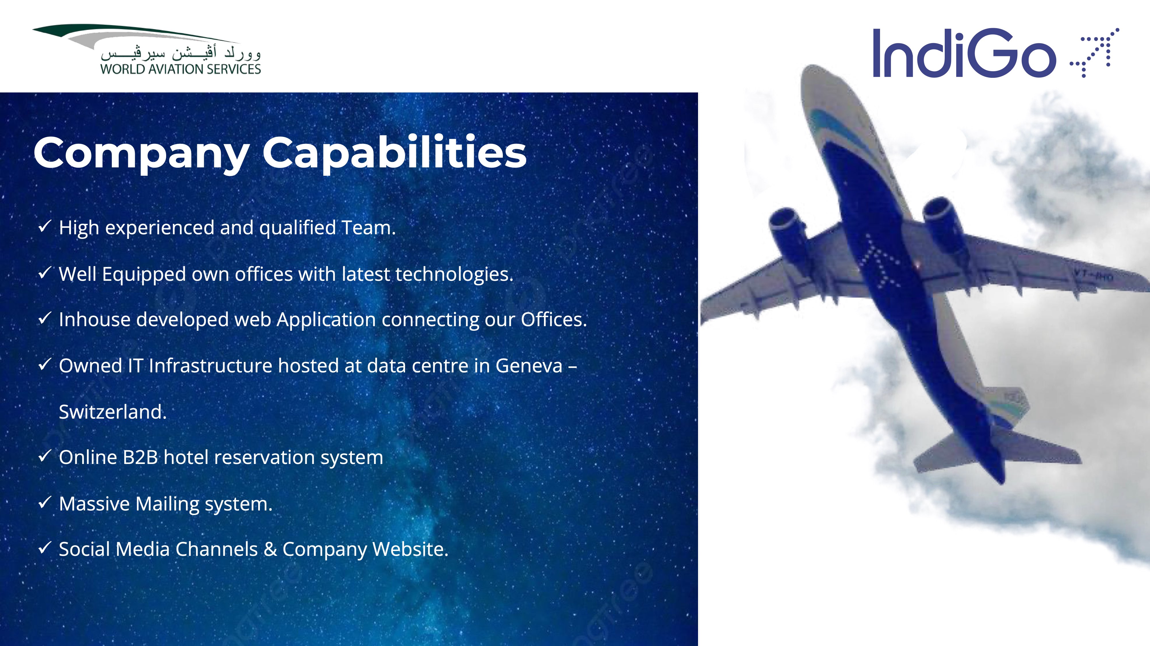 indiGo Presentation Page 19