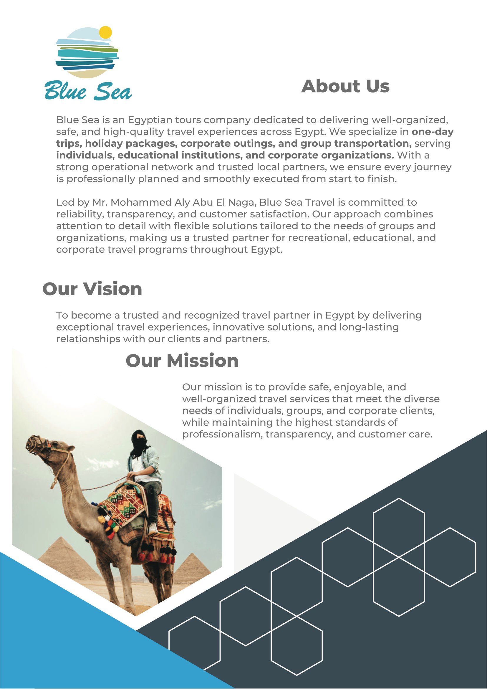 Blue Sea Travel Profile Page 2