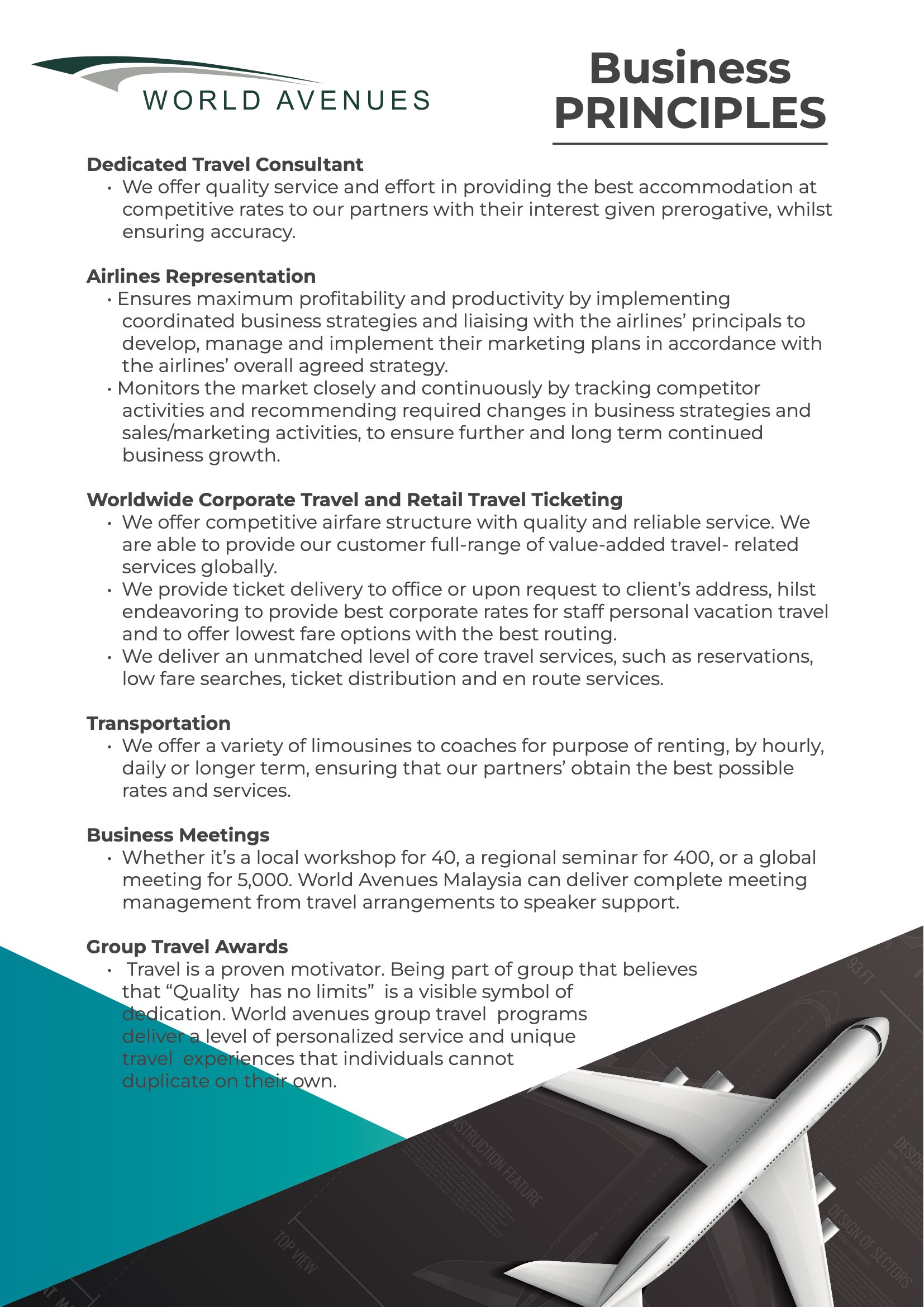 World Avenues Malaysia Profile Page 3